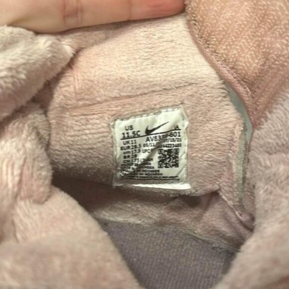 Nike kids pink winter fleeced boots size 11.5 - Picture 5 of 5